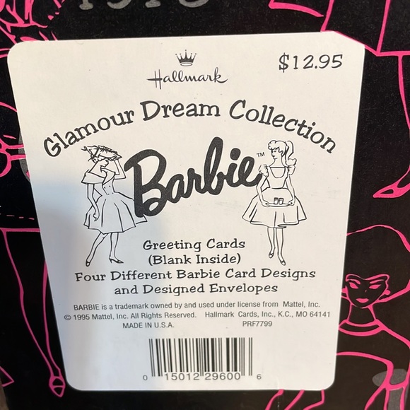 Vintage Barbie Greeting Cards& Envelopes 1995 - Picture 3 of 14